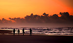 夕阳海岸
