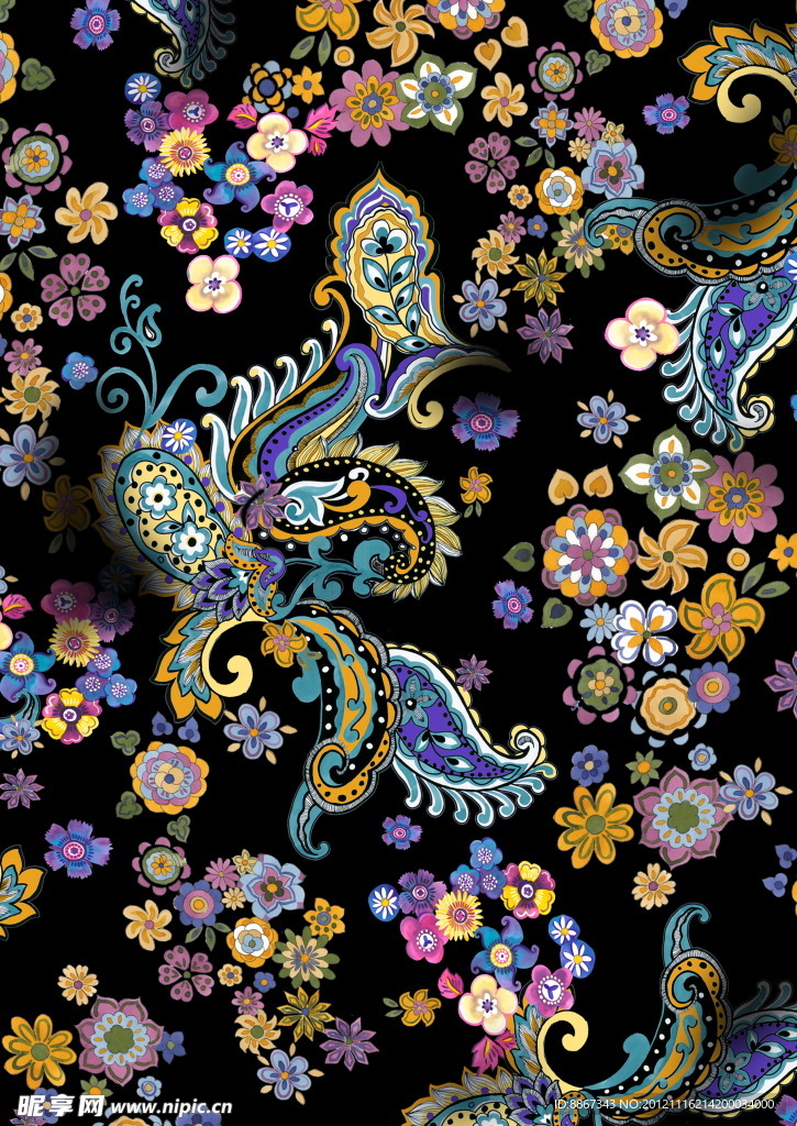 欧式花纹