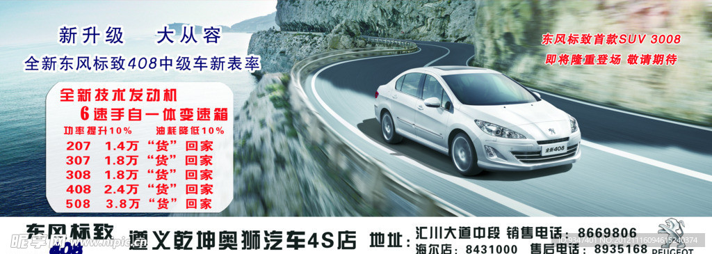 东风标志408