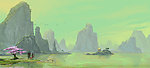 韩国游戏ASTA场景原画