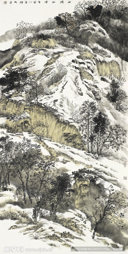 西坡初雪