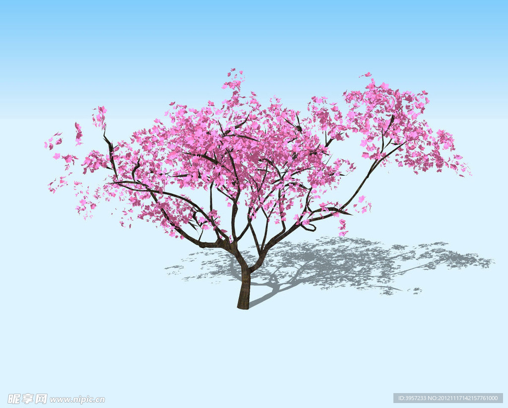 桃树3D模型