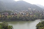 别墅田园自然风景图片