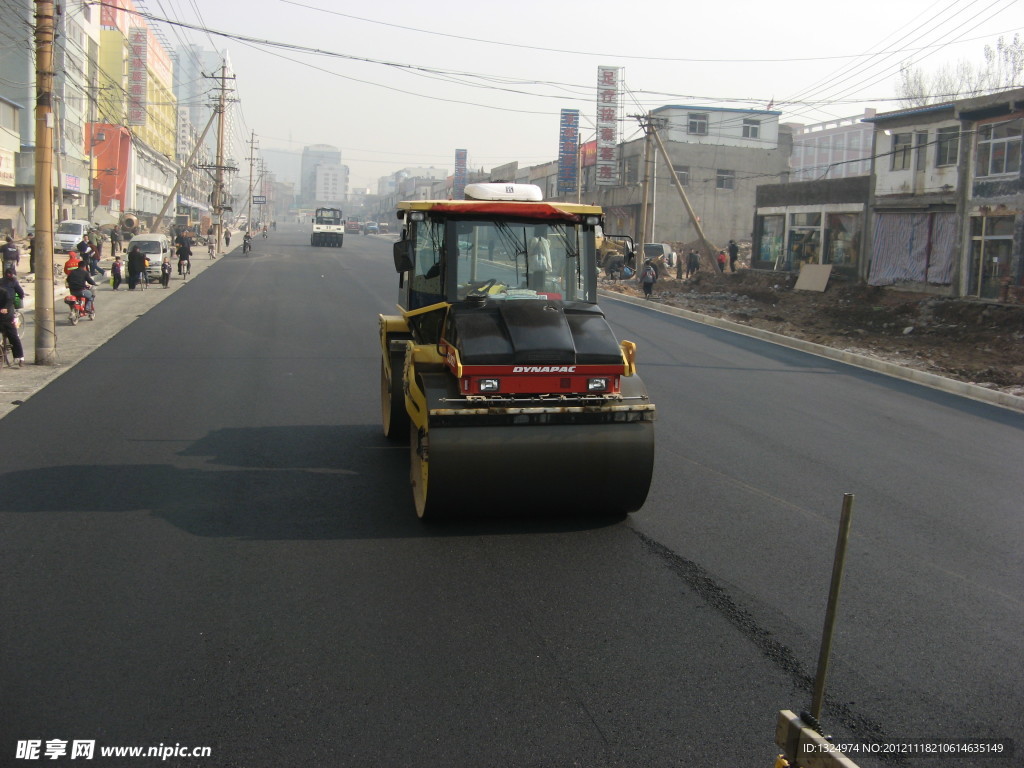 市政道路 摊铺