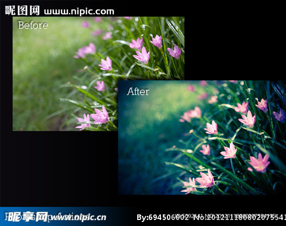 风景调色动作