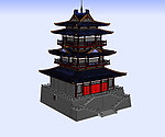 藏经阁3D模型