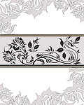 灰色花纹