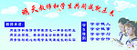 中学宣传栏老师学生共同发展