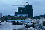 建筑工地 楼房建设