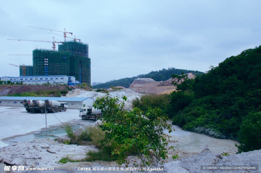 建筑工地 高楼建设