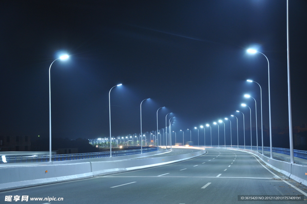 LED路灯 夜景
