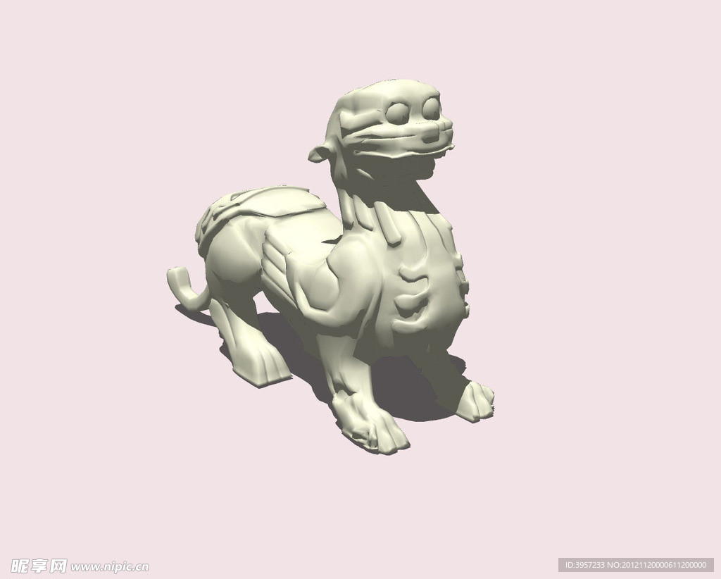 神兽3D模型