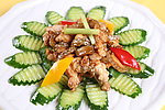 鳄鱼肉炒青瓜
