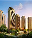 高档高层住宅楼效果图