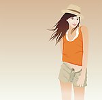 矢量女孩