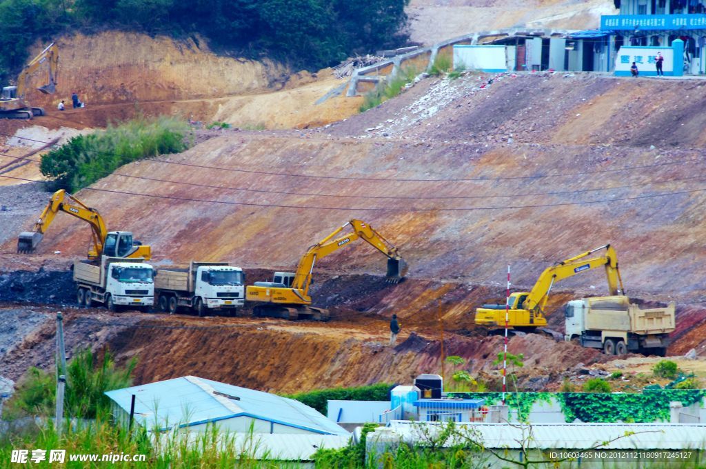 城市建筑 建筑工地