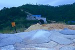 建筑工地 混泥满地