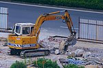 建筑工地 KATO 挖掘机
