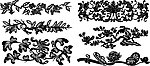 矢量 花纹 花边