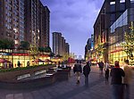 商务区商店街