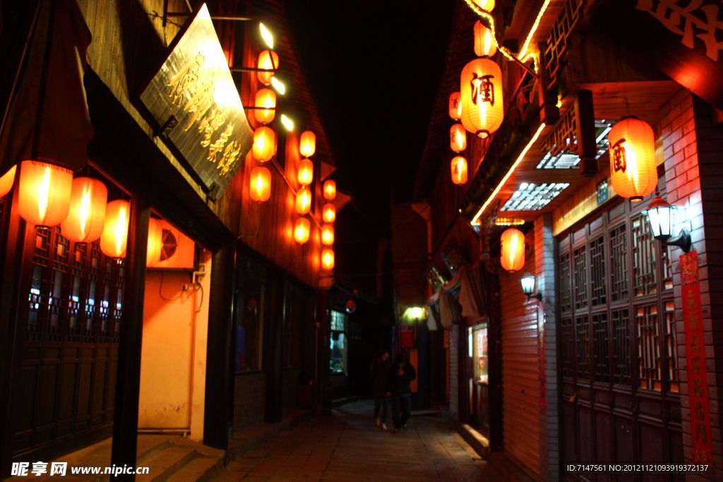 古镇夜景