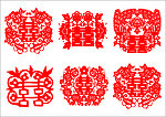 喜字剪纸