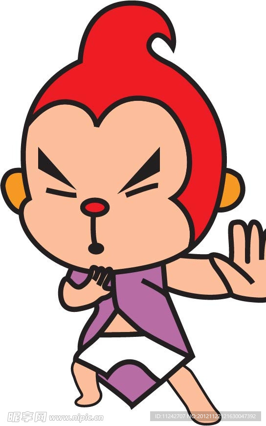 卡通猴子