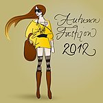 时尚购物女郎