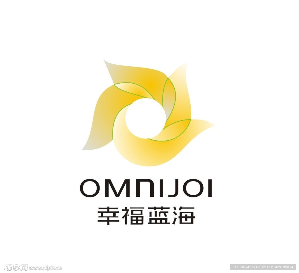幸福蓝海logo矢量图