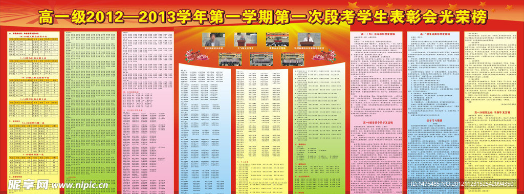 初高要段考 期考表彰板报宣传栏