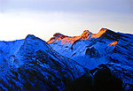 油画 雪山