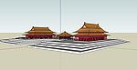 古建模型 北京太和殿