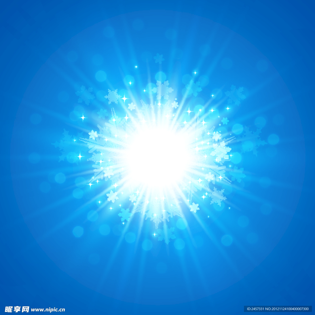 雪花梦幻光芒
