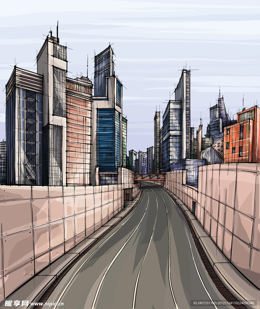 城市建筑 公路