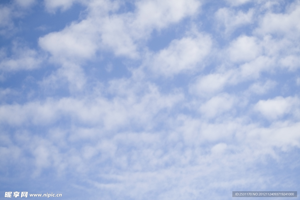 蓝天 白云 天空