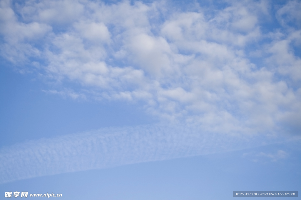 蓝天 白云 天空