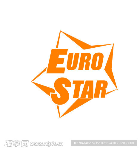 EuroStar logo欧洲之星高速铁路服务