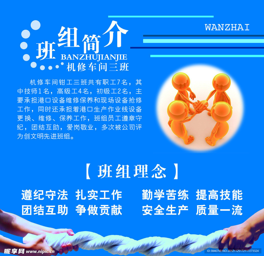 班级简介展板