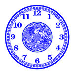 青花瓷表盘