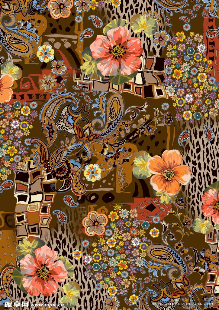 欧式花纹