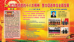 认真学习党的十八大展板