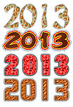 2013艺术字