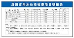 洛阳市水费明细表
