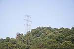 山上的高压塔