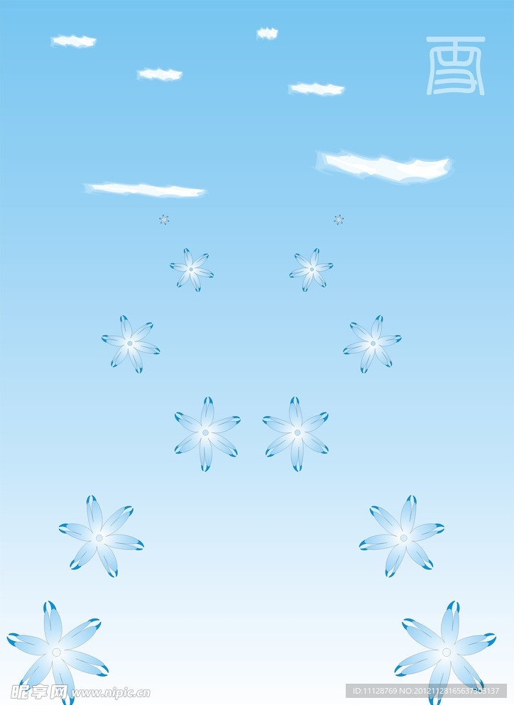 雪花背景
