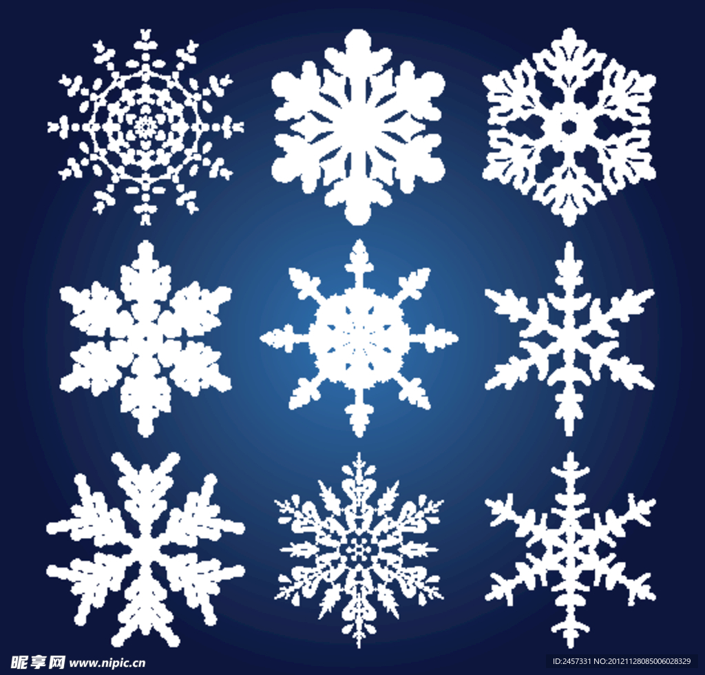 雪花花纹