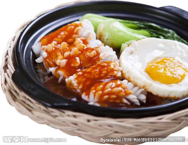 鱼啦啦餐饮美食煲饭高清图