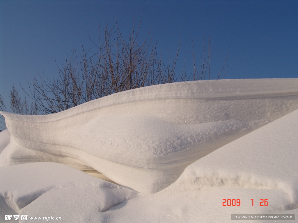 北方的雪