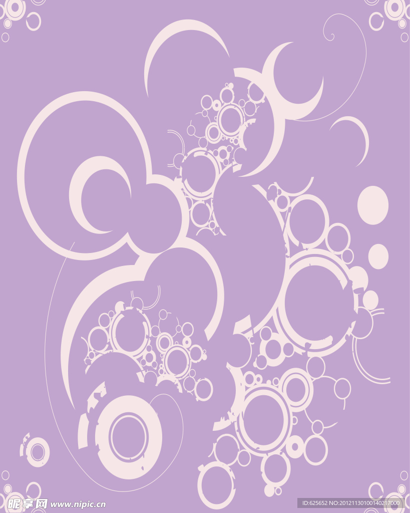 紫色抽象移门