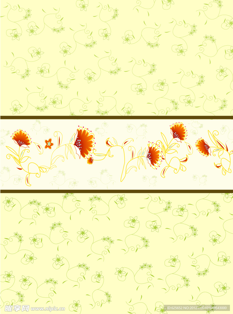 花朵移门